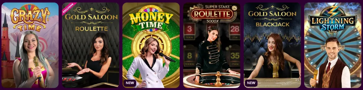 BinnaryBet Live-Casino